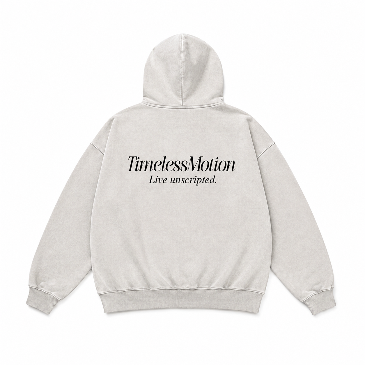 Witte Hoodie met Blauwe Bloemen