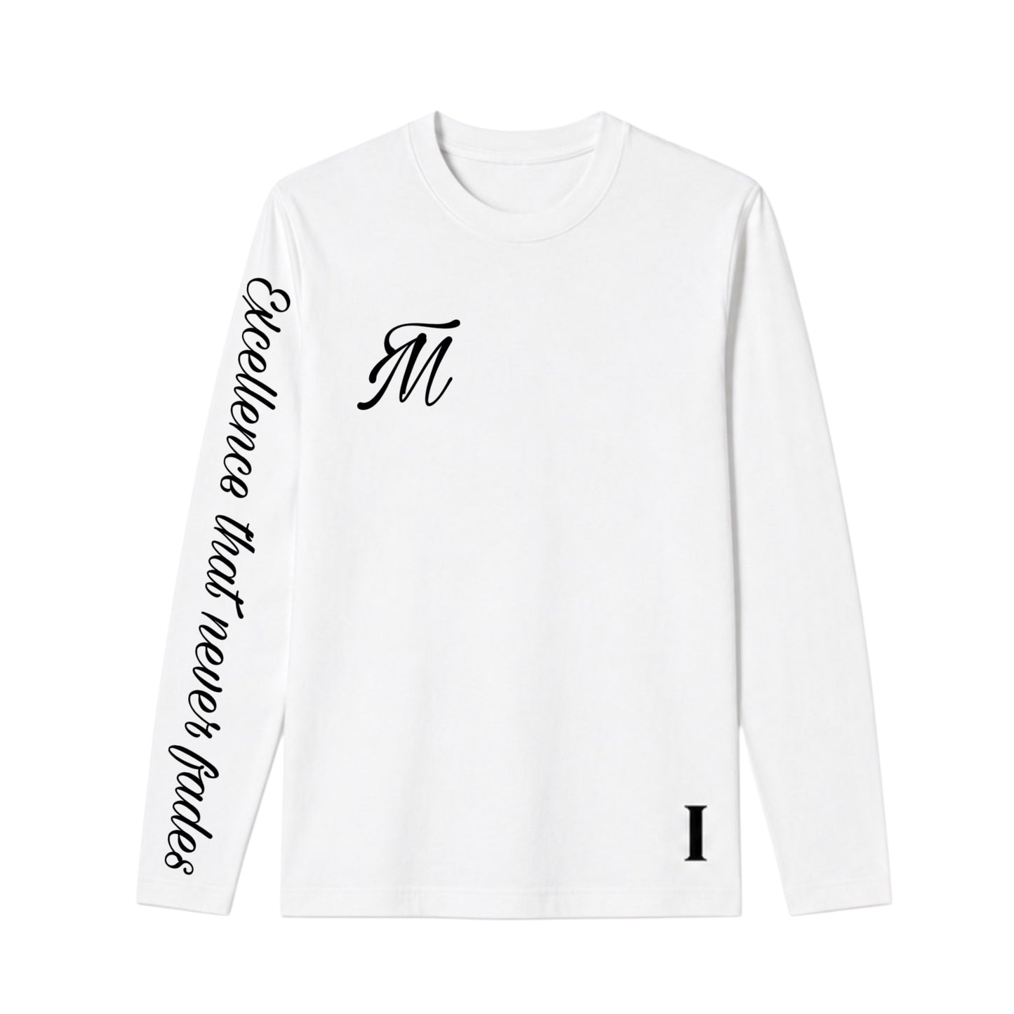 TimelessMotion Longsleeve White/Black — Unisex